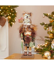 Load image into Gallery viewer, 16"Hollywood Owl Hat Woodsman Nutcracker