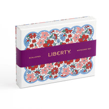 Load image into Gallery viewer, Liberty Scalloped Note Card Set