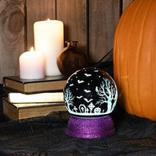 Load image into Gallery viewer, 5.5"H LED Swirl Dome Black House Decal