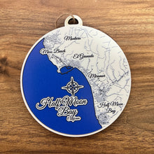 Load image into Gallery viewer, Half Moon Bay Wood Ornament
