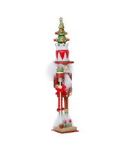 Load image into Gallery viewer, 15"Red/Green W/Tree Hat Nutcracker
