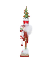 Load image into Gallery viewer, 15"Red/Green W/Tree Hat Nutcracker
