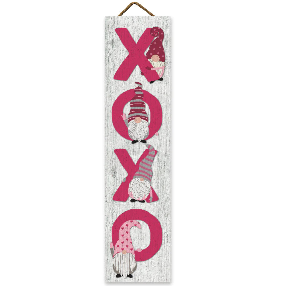 XOXO W/Gnomes - stand out tall 6x24