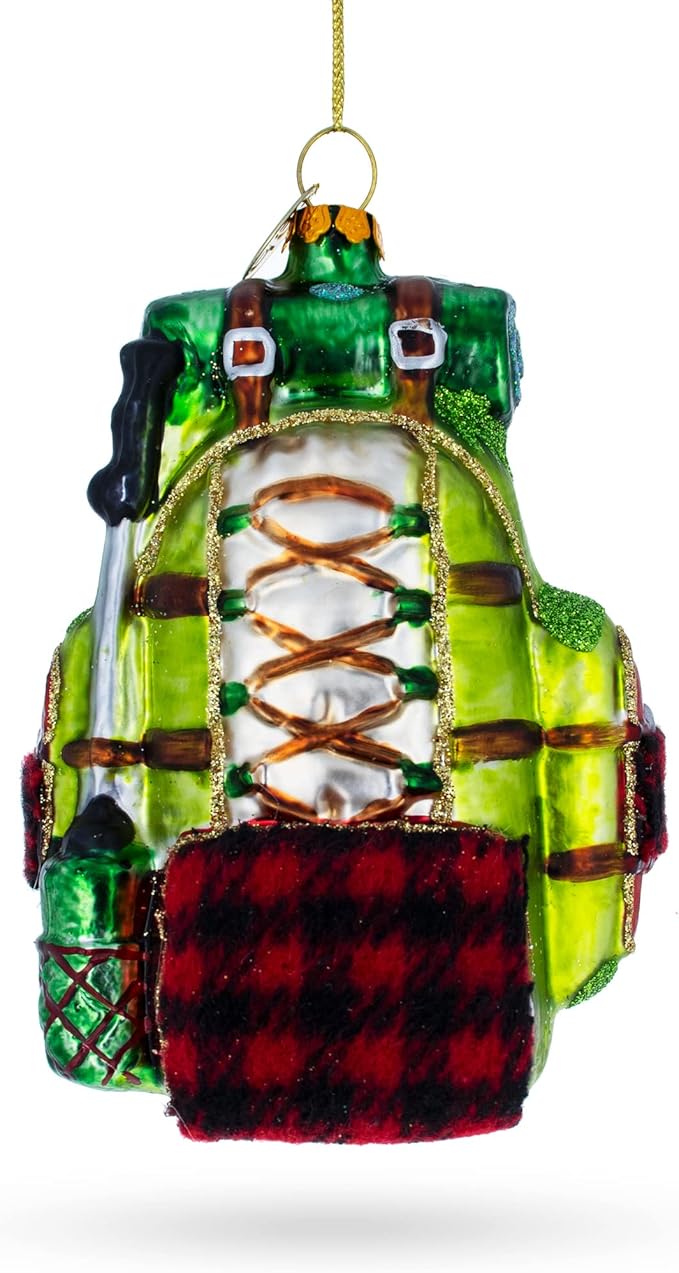 Glass Backpack Orn.