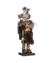 Load image into Gallery viewer, 16"Hollywood Owl Hat Woodsman Nutcracker
