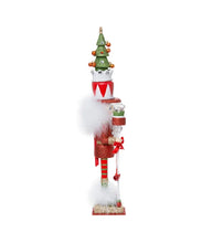 Load image into Gallery viewer, 15"Red/Green W/Tree Hat Nutcracker
