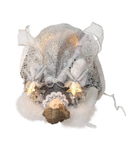 Load image into Gallery viewer, 10" Light Silver/Ivory Angel Tree Topper
