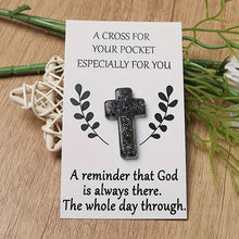 Load image into Gallery viewer, Glittere Pocket Cross -Portable Faith Reminder
