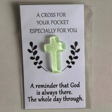 Load image into Gallery viewer, Glittere Pocket Cross -Portable Faith Reminder
