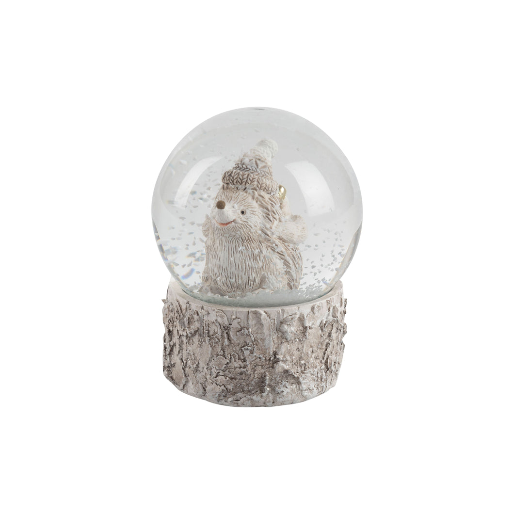 Hedgehog in a Hat Snow Globe
