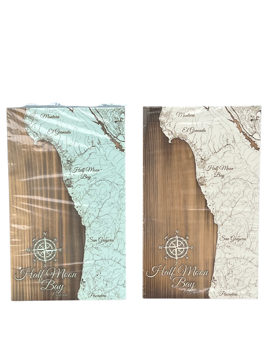 Small Half Moon Bay Wall Board 11.25