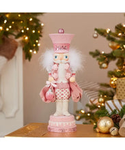 Load image into Gallery viewer, 15"Hollywood Pink Sweet Soldier Nutcracker
