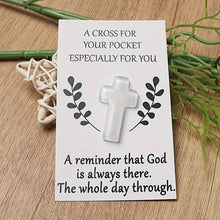 Load image into Gallery viewer, Glittere Pocket Cross -Portable Faith Reminder
