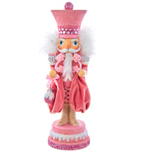 Load image into Gallery viewer, 15"Hollywood Pink Sweet Soldier Nutcracker
