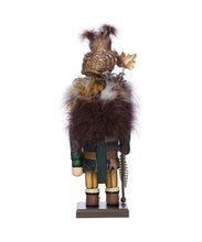 Load image into Gallery viewer, 16"Hollywood Owl Hat Woodsman Nutcracker
