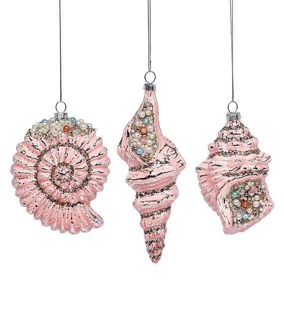 Seashell Ornament, Pink