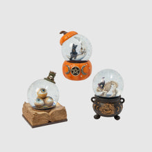 Load image into Gallery viewer, 6&quot;H Resin &amp; Glass Halloween Water Globe
