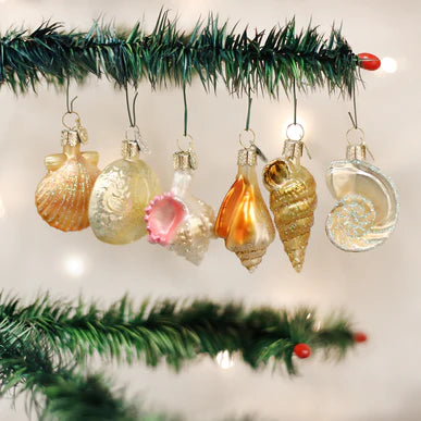 Sea Shell XMas Ornament Set