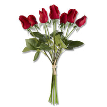 Load image into Gallery viewer, 17.5&quot; Real Touch Rose Bud w/Foliage Bundle
