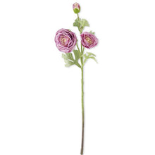 Load image into Gallery viewer, 25&quot; Real Touch Triple Bloom Ranunculus Stem
