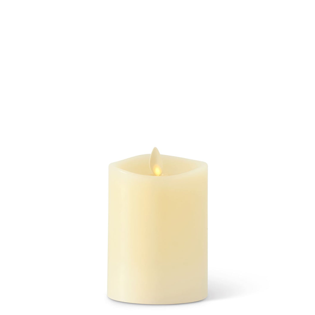 Ivory Wax Indoor Pillar Luminara Candle