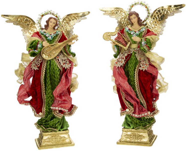 Standing Angel with Base Set of 2 by Mark Roberts