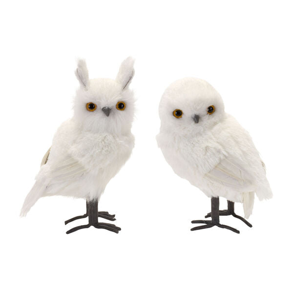 Owl Decor Holiday Figurine