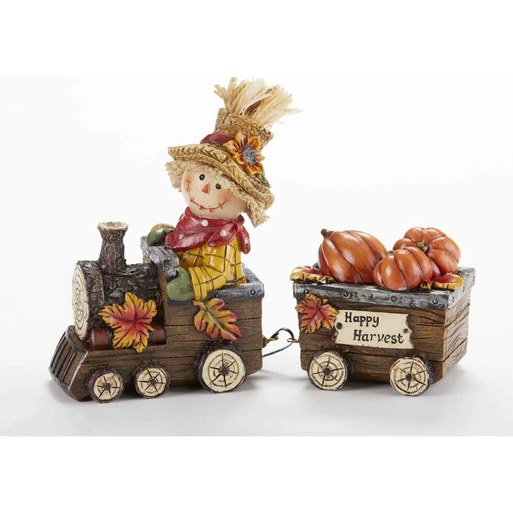 Resin Scarecrow 2Pc Train Set