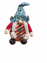 Load image into Gallery viewer, 11&quot;H Fabric Americana Gnome

