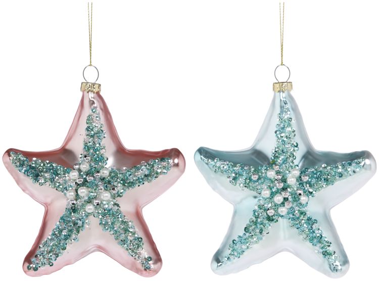 Jeweled Starfish Ornaments by Mark Roberts