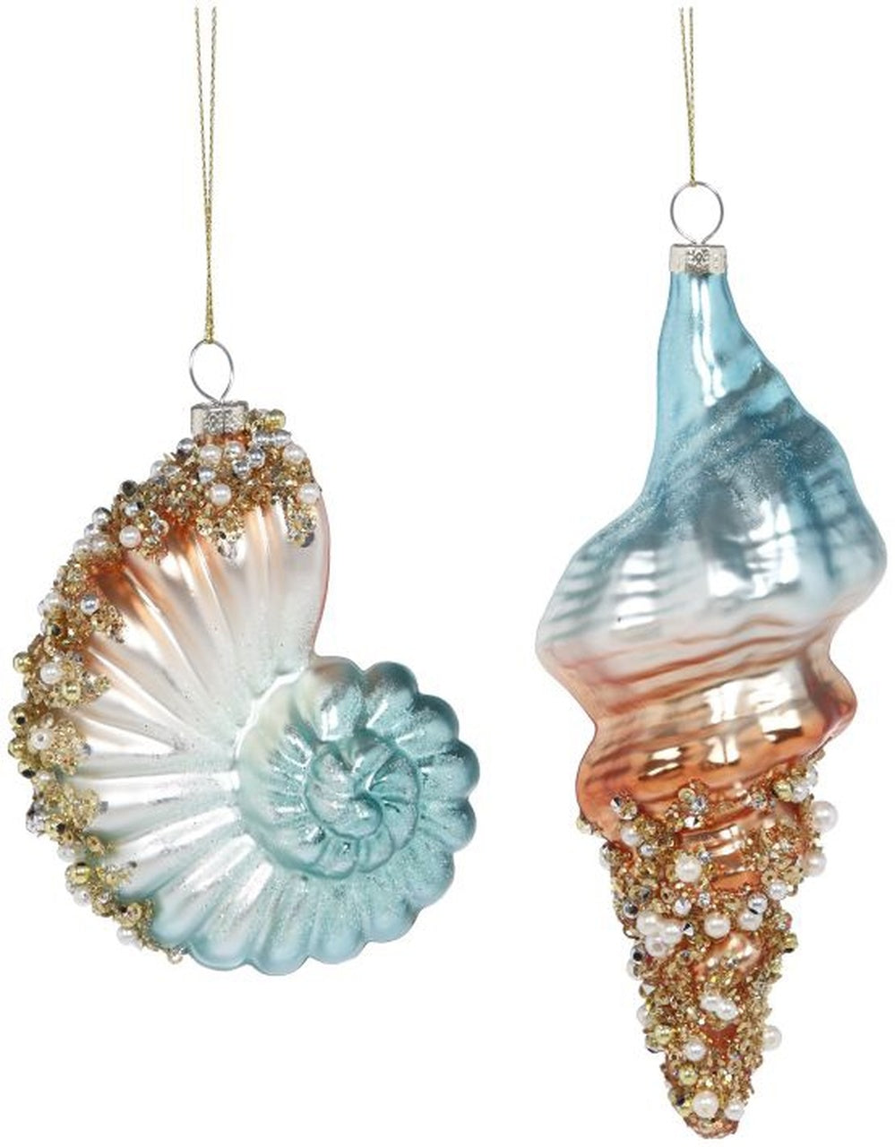 Jeweled Shell Ornament by Mark Roberts