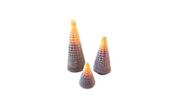 Load image into Gallery viewer, Sugared Burgundy &amp; Gold Ombre Glass Tree
