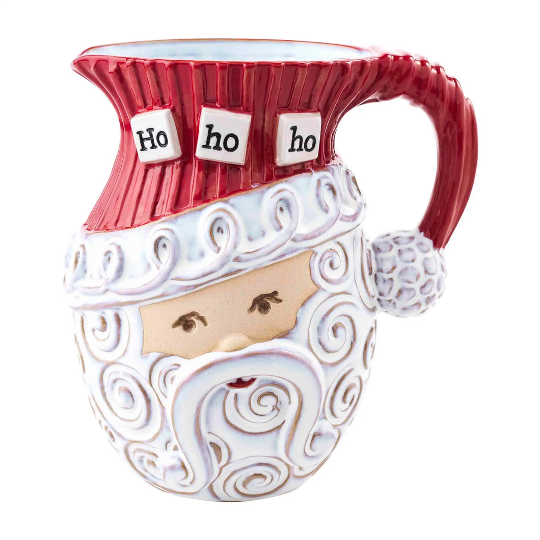 Santa Swirl Pitcher