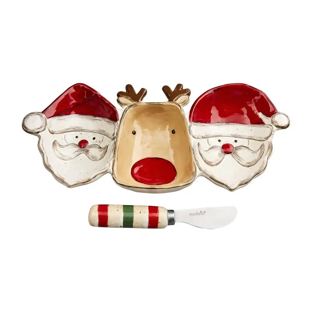 Santa/Reindeer Triple Dip Set