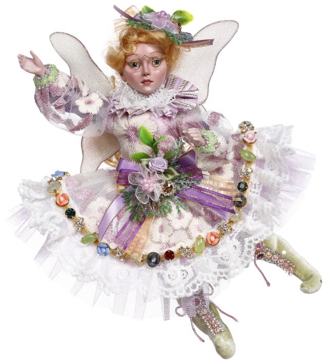 Violet Girl Fairy, Small - 9 Inches