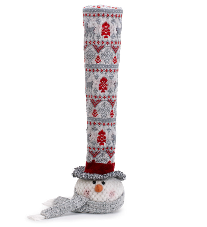 Snowman Head with Scarf