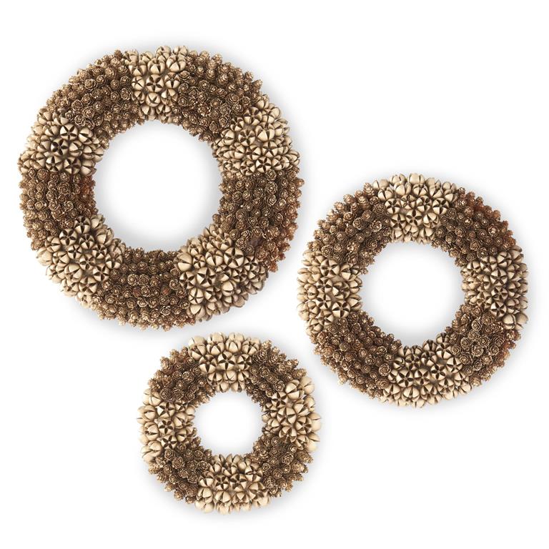 Pods & Pinecones Wreath