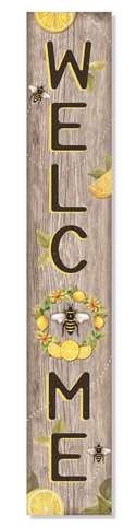 Welcome Lemons & Bees - Porch Board