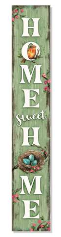 Home Sweet Home-Robin & Nest-Porch Board