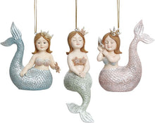 Load image into Gallery viewer, Magic Mermaid Ornaments by Mark Roberts
