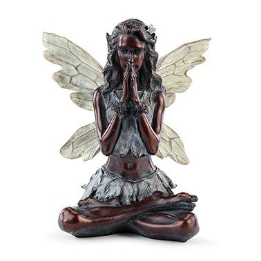 12x10.5 Resin Constructed Meditation Fairy