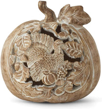 Load image into Gallery viewer, Resin Whitewashed Thanksgiving Pumpkins
