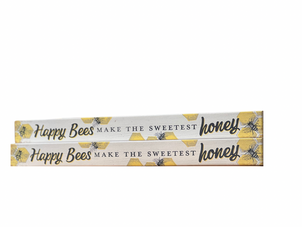 Happy Bees Make The Sweetest- Wht Skinnies 1.75x16