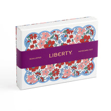 Load image into Gallery viewer, Liberty Scalloped Note Card Set

