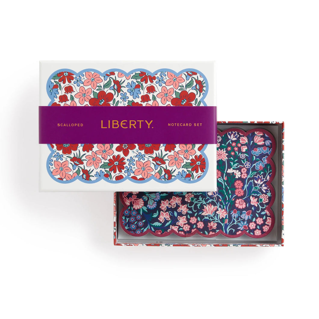 Liberty Scalloped Note Card Set