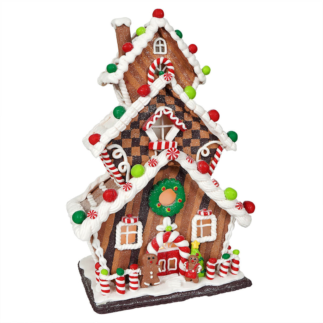 Gingerbread Cookie 3 Layer LED House