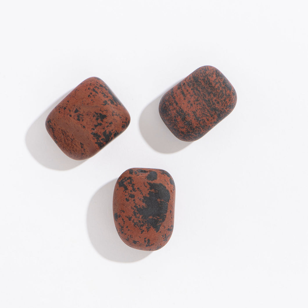 Mahogany Obsidian Matte Tumbled
