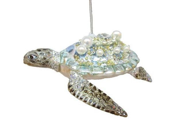 Jeweled Sea Turtle Ornament by Mark Roberts