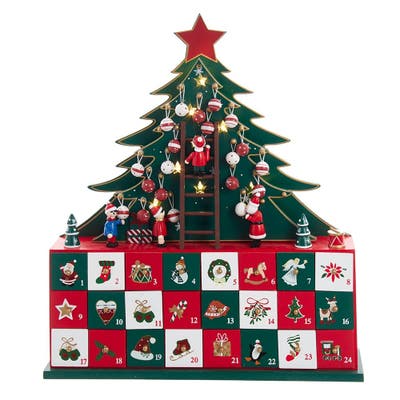 LED Xmas Tree Advent Calendar