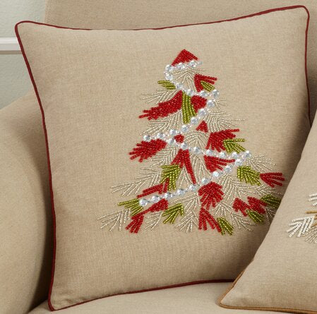 Christmas Tree Pillow Down Filled